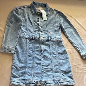 Guess Light Blue Denim Dress